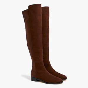 J Crew Faux-suede knee-high boots with stretch
Item BJ269